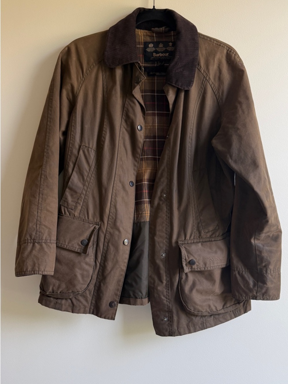 Barbour Beadnell Waxed Jacket, Size 4, Great Condition